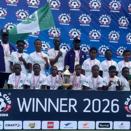 Nigeria’s Dazzle FC shine at 2026 Dana Cup in Denmark