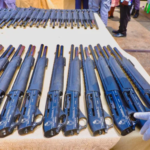 Nigeria destroys 2,809 illicit arms in crackdown on illegal weapons