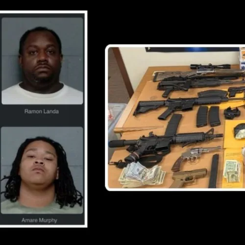 Sheriff’s Police Find 11 Guns and Nearly a Kilogram of Drugs Inside Harvey Home Near a Daycare Center. Four Charged