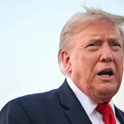 Trump jokes that he is not yet a target of the ICC