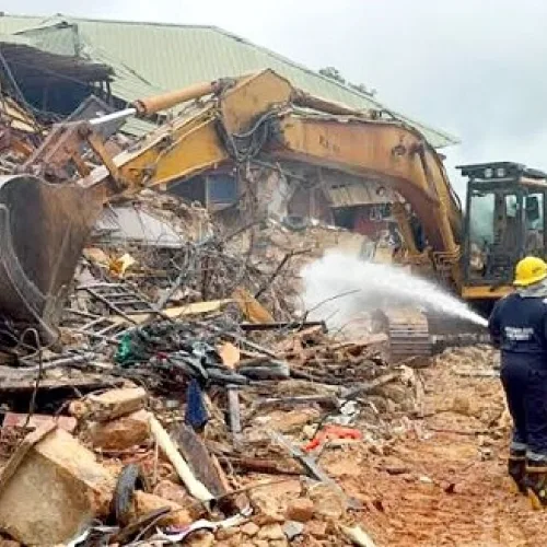 Anambra building collapse survivors narrate ordeal under the structure rubble 