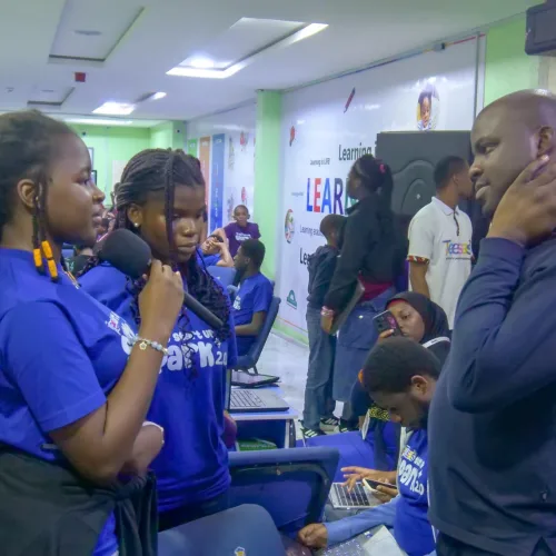 Children Showcase AI-Powered Innovations As Aboyeji Mentors Teesas Startup Spark Participants