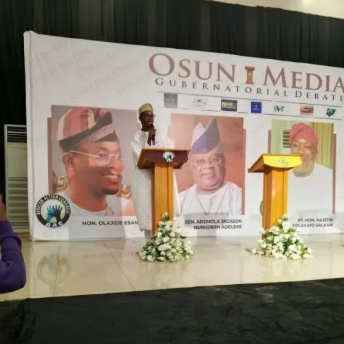 AAC governorship candidate Olajide Esan blasts Oyebamiji, Adeleke for running away from debate