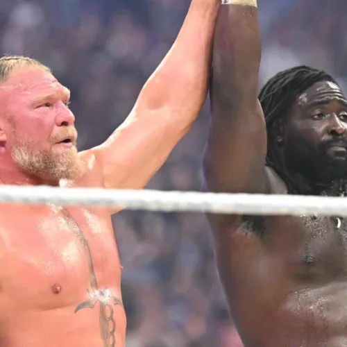 Nigerian wrestler Oba Femi defeats Brock Lesnar at WWE SummerSlam