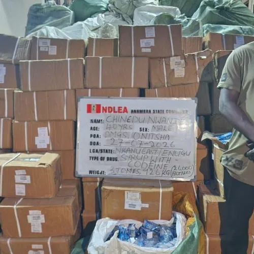NDLEA intercepts cocaine hidden in mortar, backpack bound for China, Italy