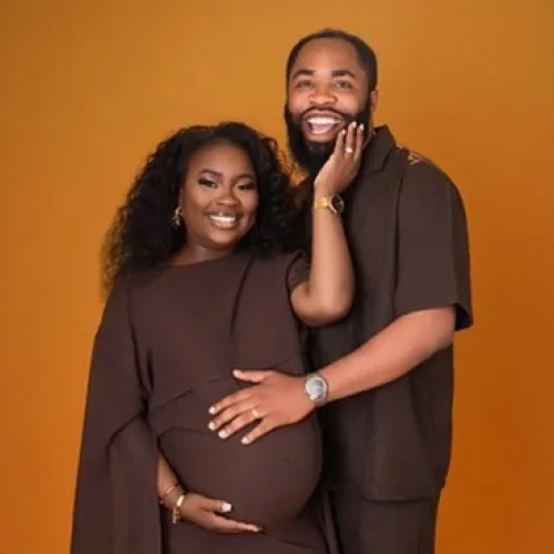 Woli Arole celebrates five years of marriage with new baby