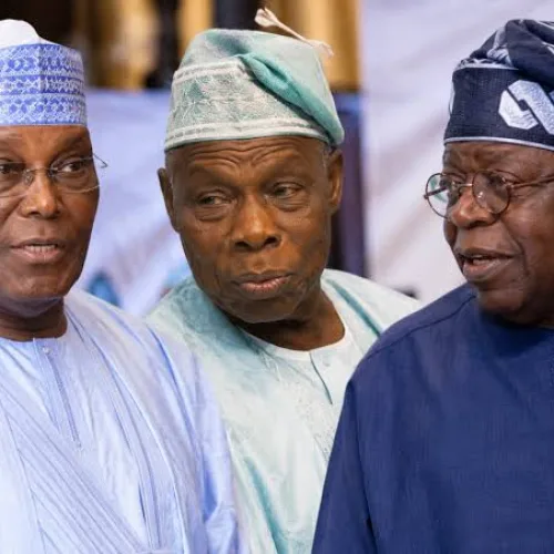 Atiku, Obasanjo, Presidency trade words over 2027 elections