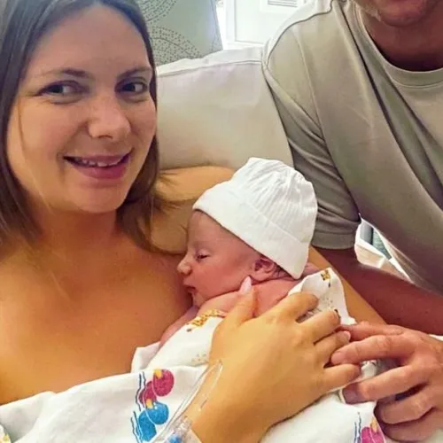Doctors perform pioneering womb surgery to save baby with rare birth defect