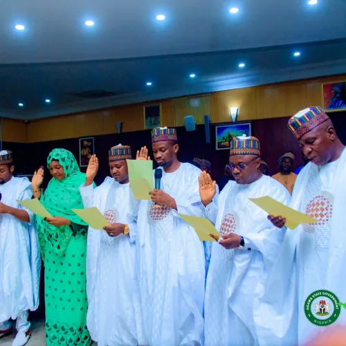 Namadi swears in six aides, urges dedication