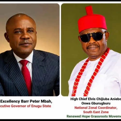 RHGM Endorses Gov. Peter Mbah for Second Term, Says ‘No Vacancy’ in Enugu Government House