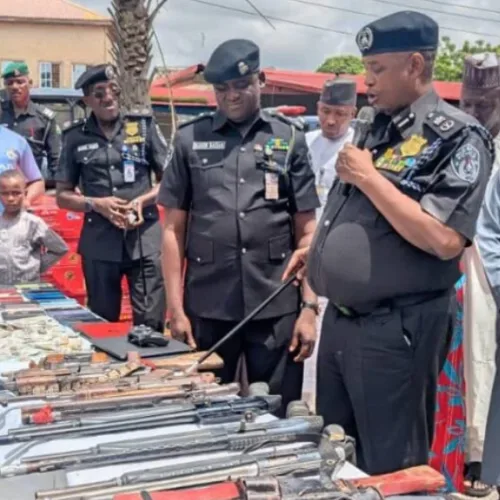 Kaduna: Police bust kidnap ring, recover 10 firearms, fake currency, 410 rustled cattle