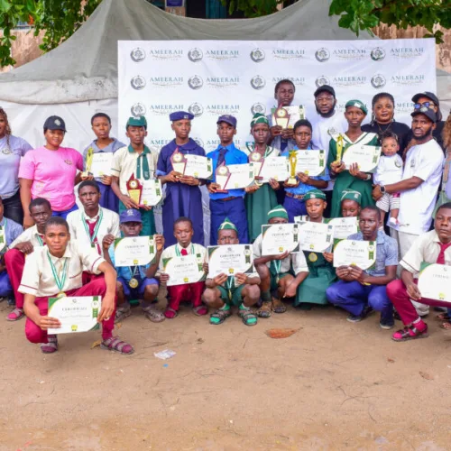 Ameerah Legacy Foundation Inaugural Launch: Academic Awards and Free Health Screening to Surulere Public Schools.