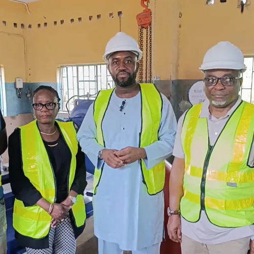 LWC inspects Iju headworks, commend contractors