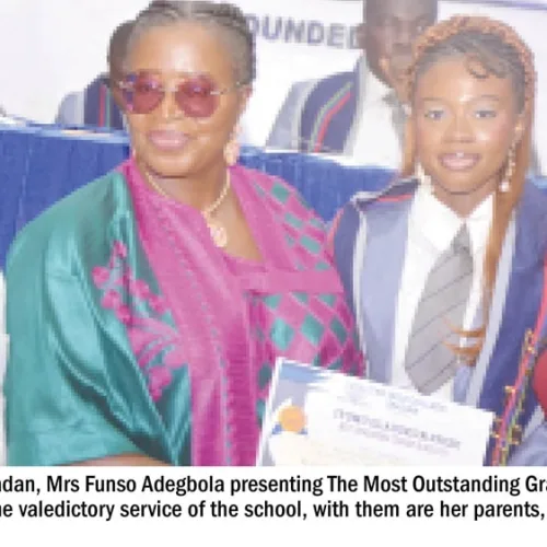 Vale College celebrates excellence as Akinwande wins top honour