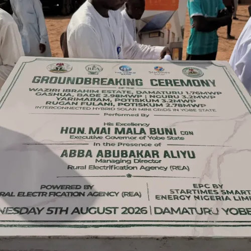 REA begins 13.92MW hybrid solar mini-grid project in Yobe