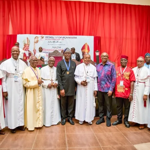 Peter Obi Urges Methodist Church to Champion Justice, Good Governance at Biennial Conference