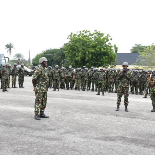 GOC lauds troops’ professionalism during operation ATILEYIN ALAFIA II in Benin Republic   