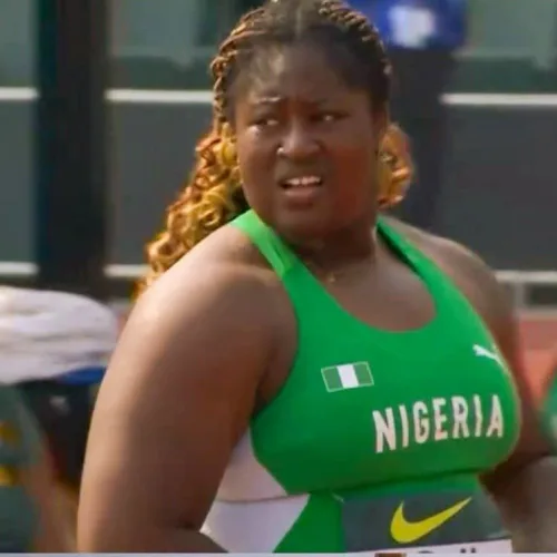 Nigeria’s Jessica Oji hit women’s shot put final