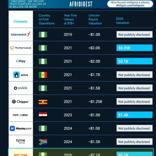 Africa’s unicorn club grows to 10, Nigeria remains continent’s dominant hub