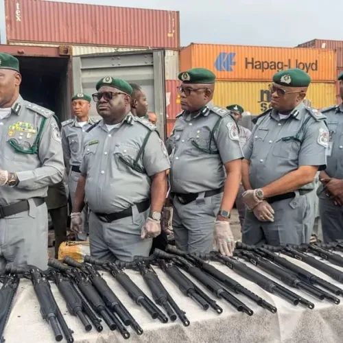 Customs intercept rifles, cannabis snacks at Lagos port