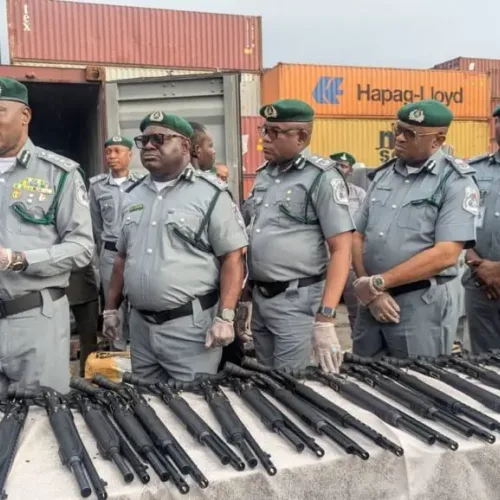 Two arrested as Customs intercepts rifles, cannabis snacks at Lagos port