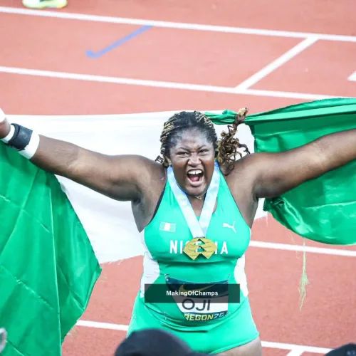 Jessica Oji wins historic World U20 Shot Put gold for Nigeria