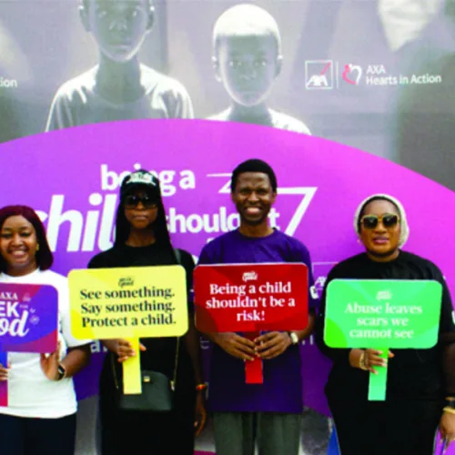 How 700+ AXA Mansard Employees Took Child Protection To The Streets