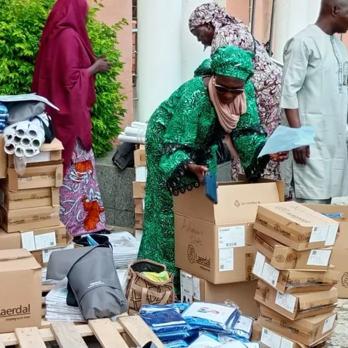 Adamawa ADC candidate returns to Alma mata, awards scholarship to overall best student