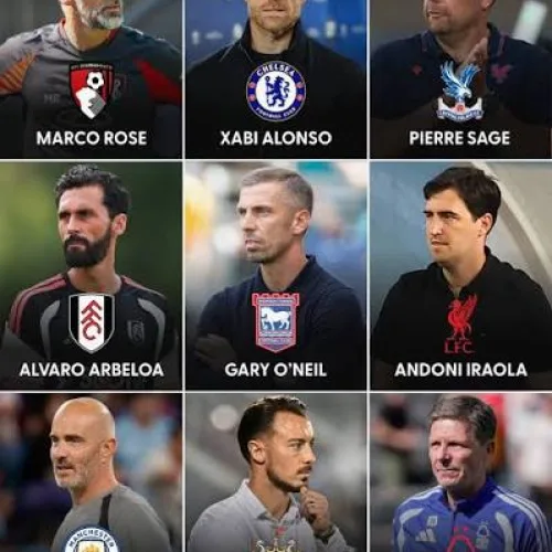 Full list: EPL to kick off with record 9 new coaches