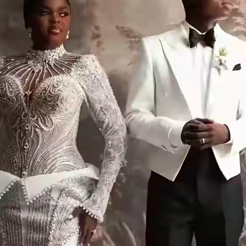 Peller, Jarvis Hold White Wedding After Star-Studded Traditional Ceremony