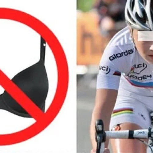 Female cyclists accused of using padded bra to gain speed advantage over other competitors