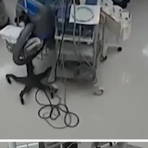 VIDEO: Doctors shield patient as earthquake rocks Japan hospital during surgery