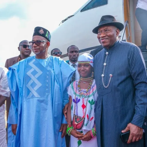 Jonathan Arrives Bauchi For Democracy Dialogue 2026