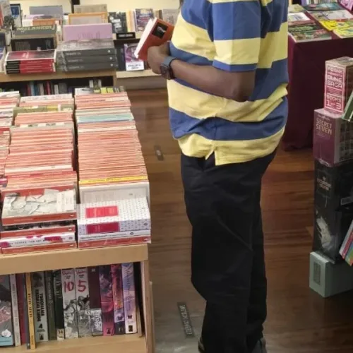 PHOTOS: Shettima studying during two-week leave