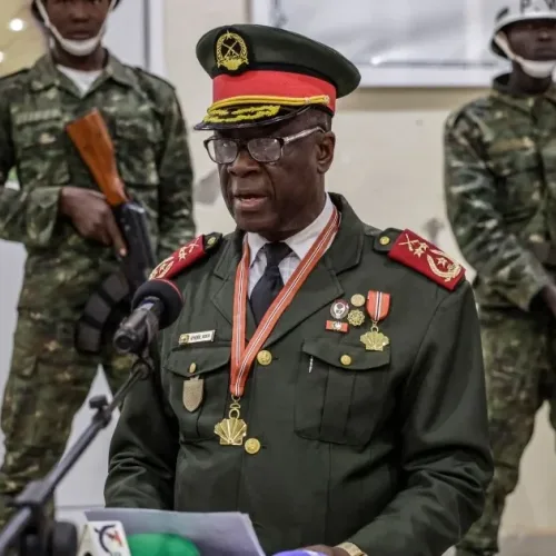 Guinea-Bissau junta leader makes first foreign trip to Chad