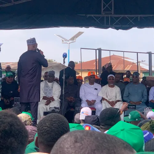 Osun guber: Atiku, Aregbesola, David Mark rally voters for ADC candidate