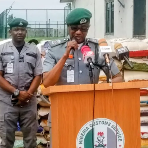 Customs Intercepts 3,300 Cartridges Of Explosive Materials At Seme