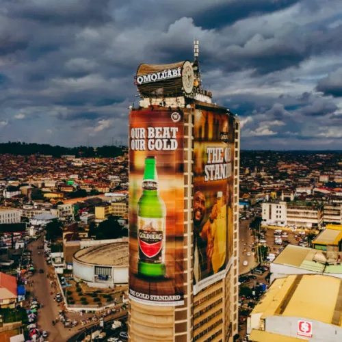 From Ibadan to the World: Goldberg Unveils Iconic Talking Drum Above Cocoa House
