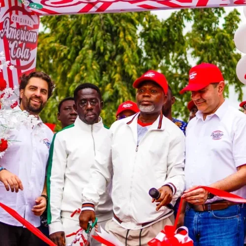 American Cola unveils revamped Ilupeju basketball court