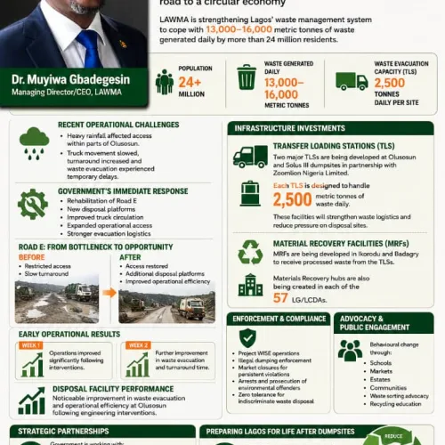 LAWMA handles 16,000 tonnes waste daily, expands infrastructure