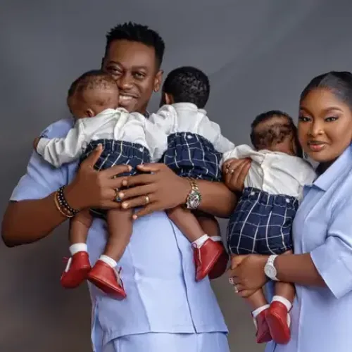 Funke Akindele, K1, others grace Lateef Adedimeji, Mo Bimpe’s triplets’ thanksgiving