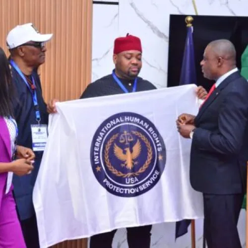 Okolo confirmed West African regional director International Human Rights Protection Service
