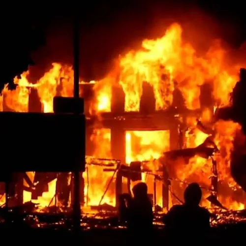 Fire guts hostel at St Louis College, Jos