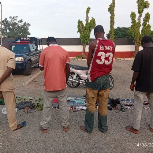 NSCDC arrests motorcycle syndicates in Nasarawa