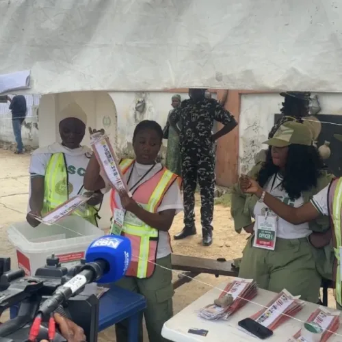 #OsunDecides2026: (PICTORIAL) INEC commences sorting, counting of votes