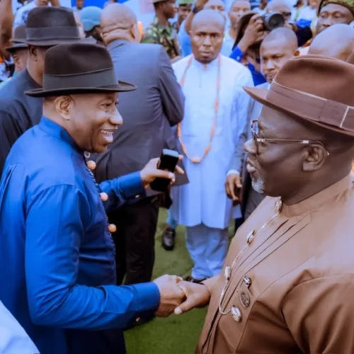 Jonathan, Oborevwori, Diri, Ibori Pay Last Respect To Pa Penawou