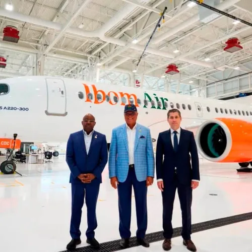 Eno leads pre-delivery inspection of Ibom Air’s third Airbus A220-300 aircraft in Canada
