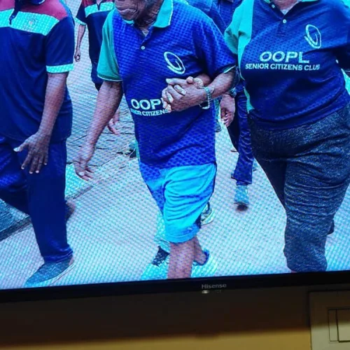 Obasanjo leads Ogun senior citizens on 2.5km fitness walk in Abeokuta