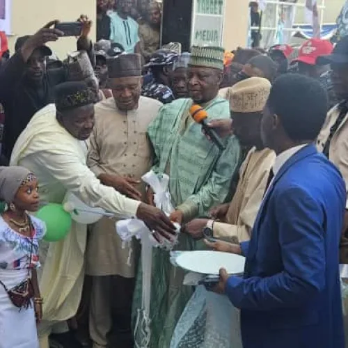 Saraki unveils 500-seater ICT centre built by Bauchi PDP gov candidate