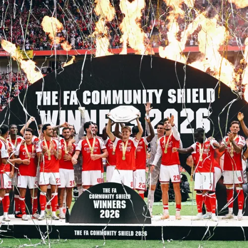 Arsenal power past Man City 3-0 to lift 2026 Community Shield
